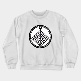 Yggdrasil, the Sacred Ash Tree (Black) Crewneck Sweatshirt